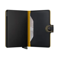 Clearance Secrid Miniwallet Matte black ochre
