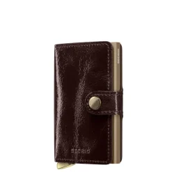 Outlet Secrid Miniwallet Naplak mahogany