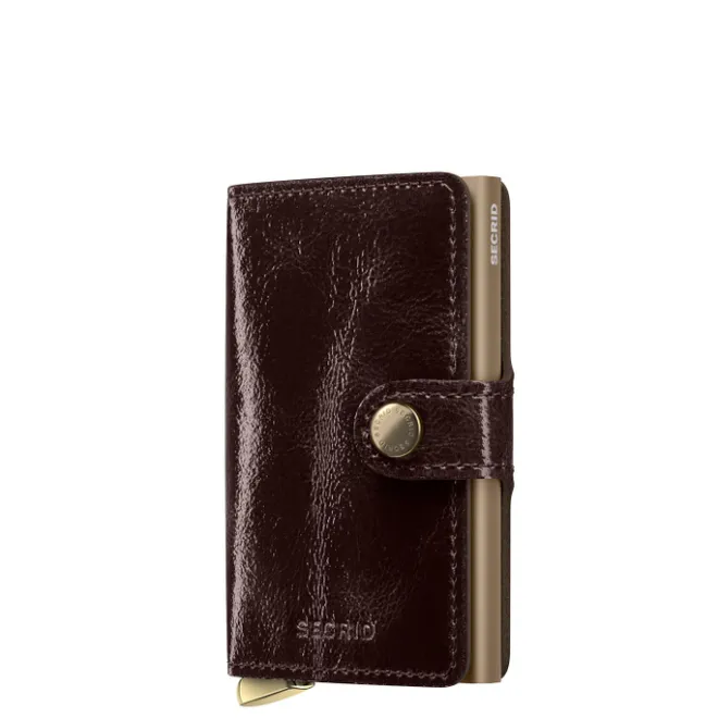 Outlet Secrid Miniwallet Naplak mahogany