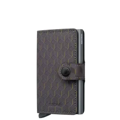 Discount Secrid Miniwallet Optical grey-yellow