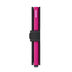 Discount Secrid Miniwallet Portemonnee Matte black & fuchsia