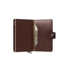 Clearance Secrid Miniwallet Portemonnee Dusk dark brown