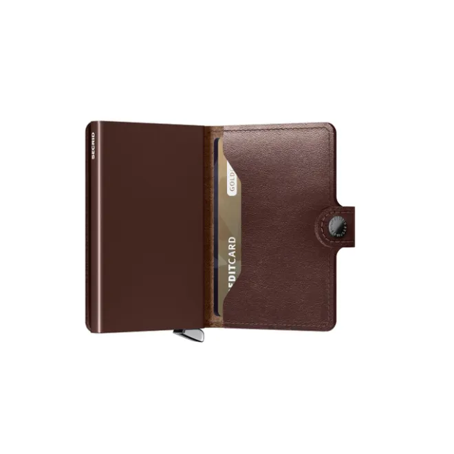 Clearance Secrid Miniwallet Portemonnee Dusk dark brown