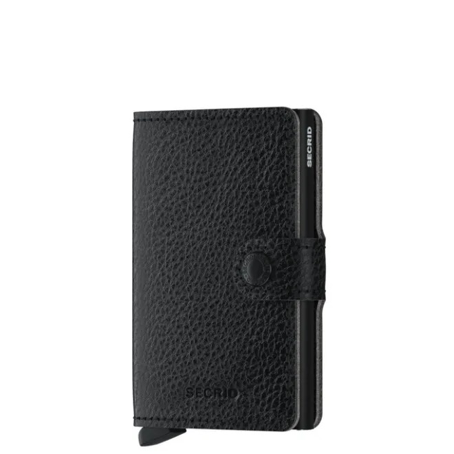 Outlet Secrid Miniwallet Portemonnee Veg black-black