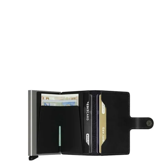 Hot Secrid Miniwallet Portemonnee black leather