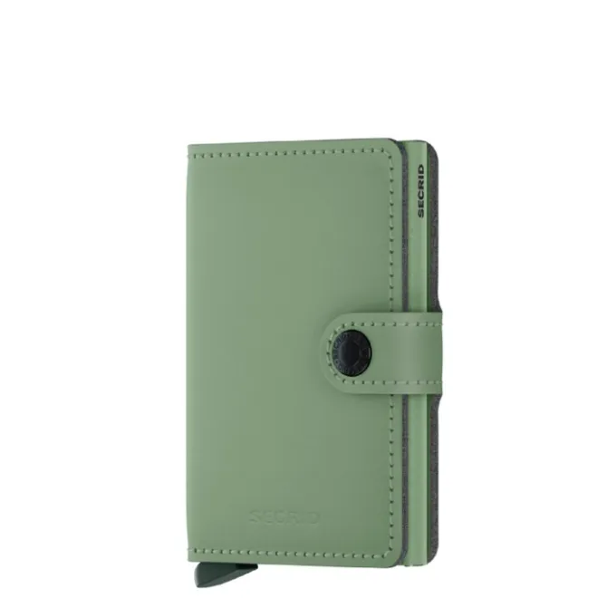 Clearance Secrid Miniwallet Portemonnee Yard Powder pistachio