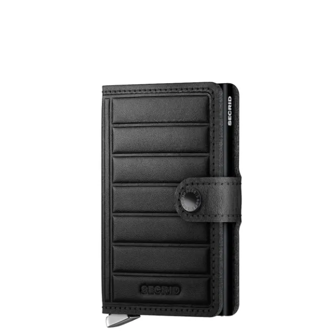 Best Secrid Miniwallet Portemonnee Emboss Lines black