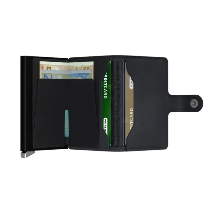 Best Secrid Miniwallet Portemonnee Emboss Lines black