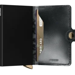 Outlet Secrid Miniwallet Premium Stitch Floral black