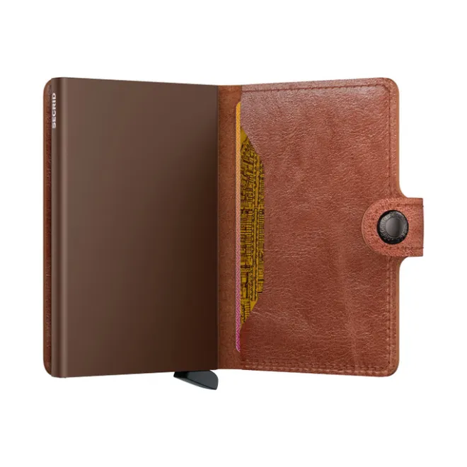 Best Secrid Miniwallet Vintage cognac-brown