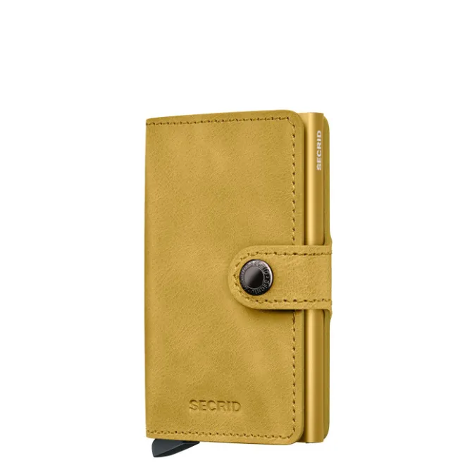Clearance Secrid Miniwallet Vintage yellow