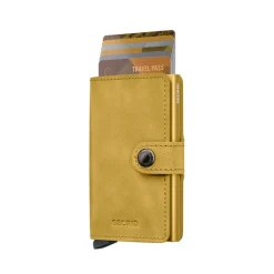 Clearance Secrid Miniwallet Vintage yellow