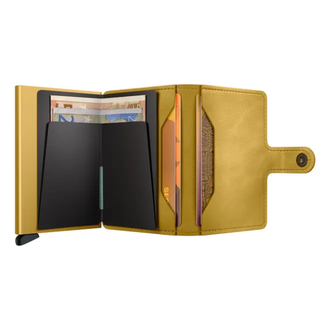 Clearance Secrid Miniwallet Vintage yellow