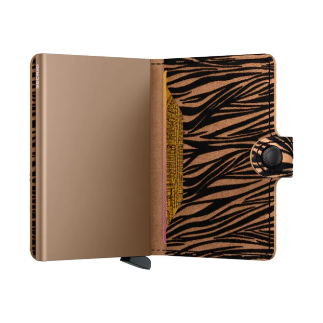 Outlet Secrid Miniwallet Zebra beige