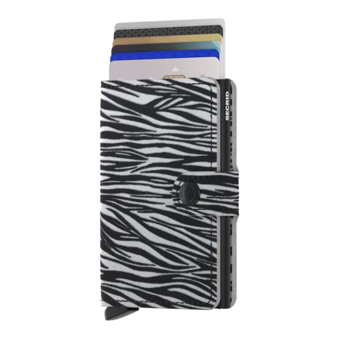 Sale Secrid Miniwallet Zebra light grey