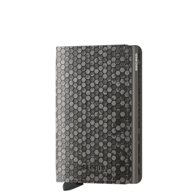 Outlet Secrid Slimwallet Hexagon grey