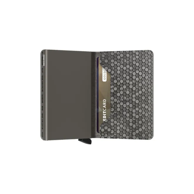 Outlet Secrid Slimwallet Hexagon grey