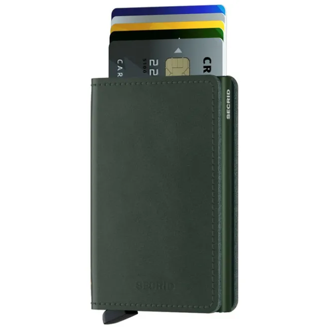 New Secrid Slimwallet Portemonnee Original green