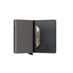 Outlet Secrid Slimwallet Portemonnee Mirum Plant-Based black