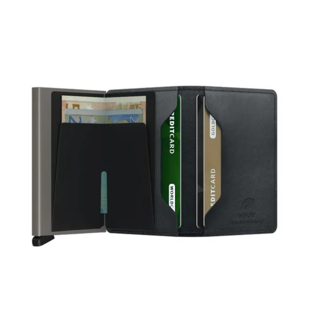 Outlet Secrid Slimwallet Portemonnee Mirum Plant-Based black