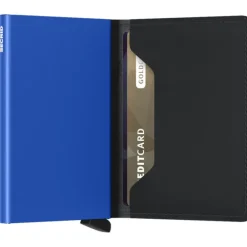 Sale Secrid Slimwallet Portemonnee Matte black & blue