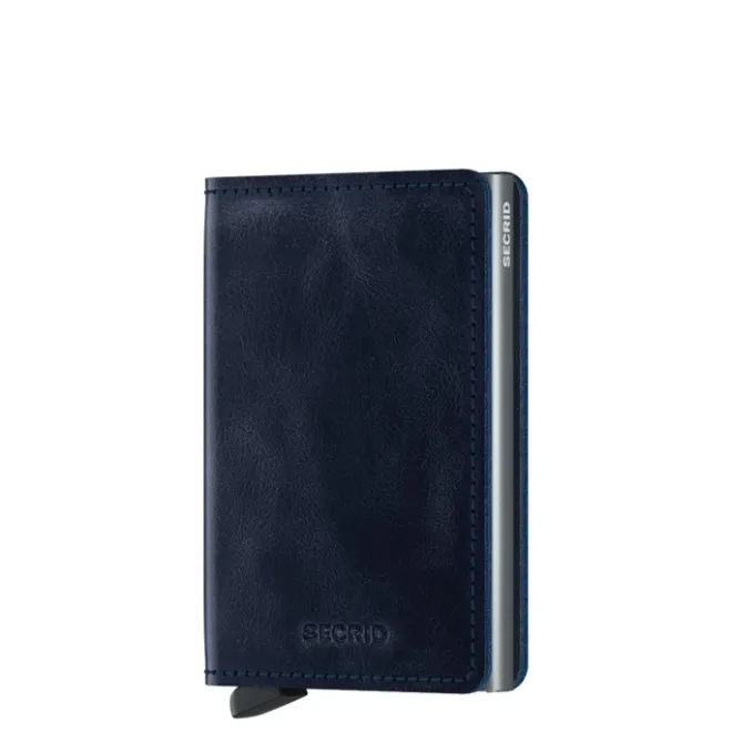 Sale Secrid Slimwallet Portemonnee Vintage blue