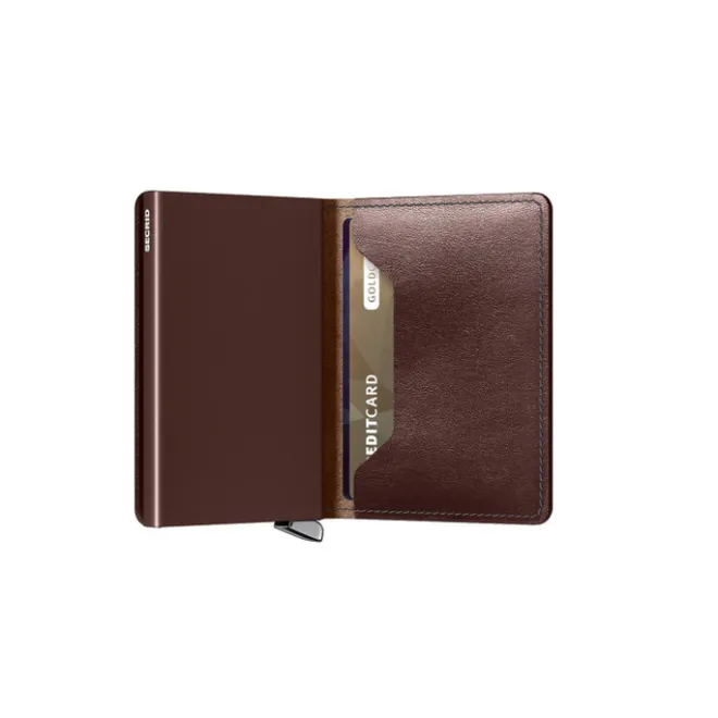 Secrid Slimwallet Portemonnee Dusk dark brown