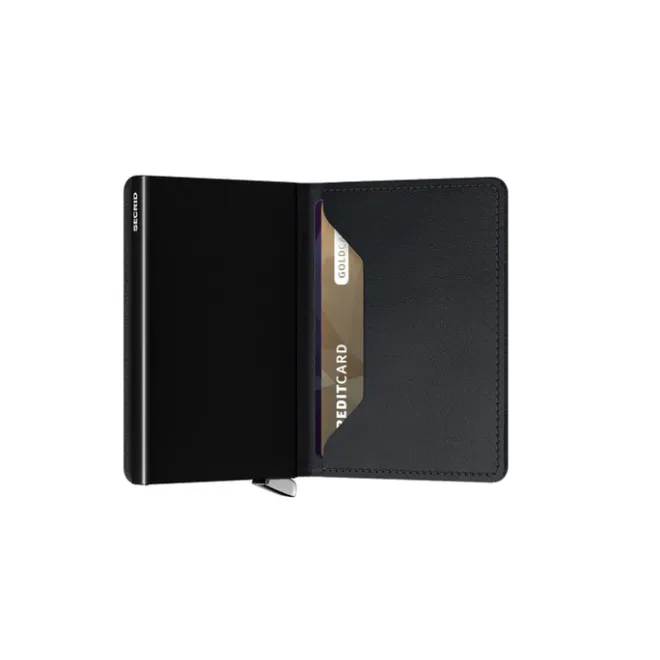 Discount Secrid Slimwallet Portemonnee Emboss Lines black