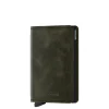Sale Secrid Slimwallet Portemonnee Vintage olive black