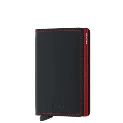 Best Secrid Slimwallet Portemonnee Matte black & red