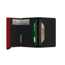 Best Secrid Slimwallet Portemonnee Matte black & red