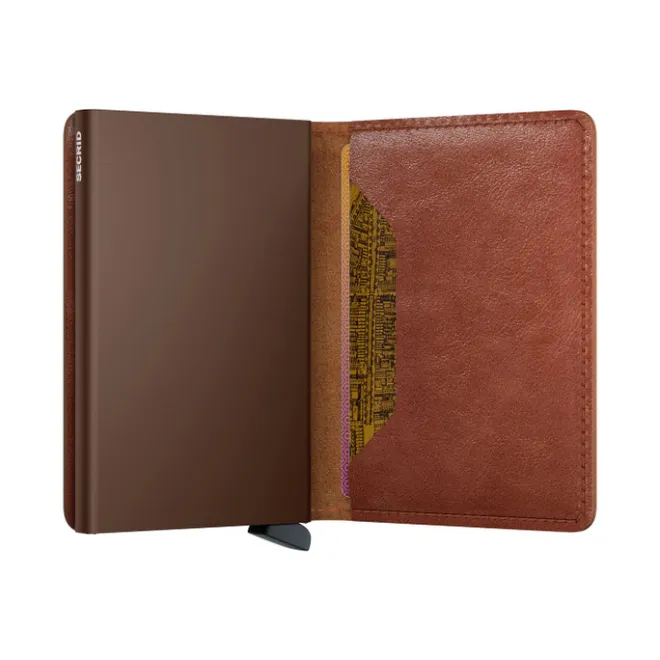 New Secrid Slimwallet Vintage cognac-brown