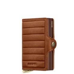 Outlet Secrid Twinwallet Emboss Lines cognac