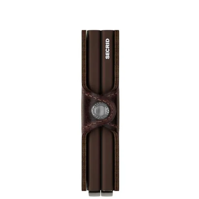 Online Secrid Twinwallet Portemonnee Vintage chocolate