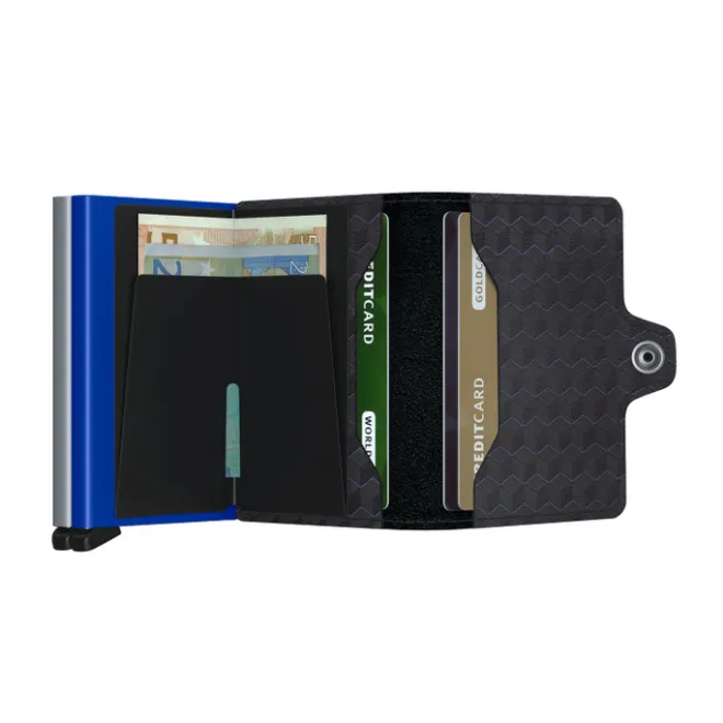 Hot Secrid Twinwallet Portemonnee Optical black & titanium