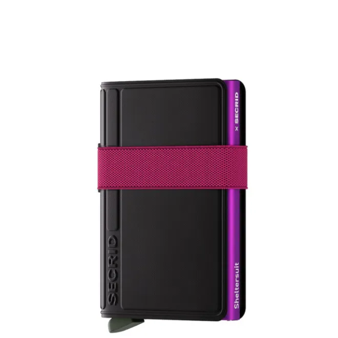 Outlet Secrid x Sheltersuit Bandwallet TPU black-fuchsia