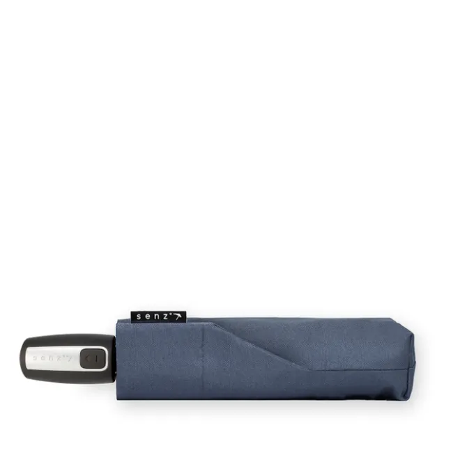 Senz Automatic Opvouwbare Stormparaplu pin stripes black