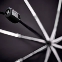 New Senz Automatic Opvouwbare Stormparaplu black reflective