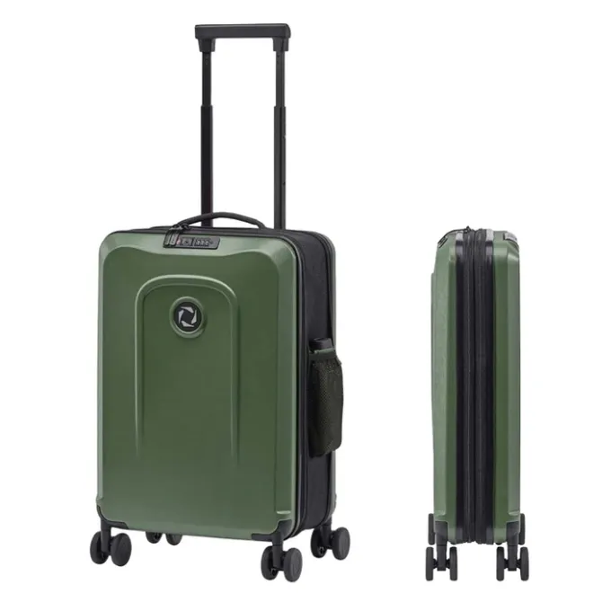 Best Senz Foldaway Carry On Trolley 55 dark forest