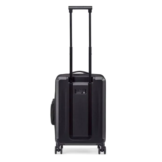 Hot Senz Foldaway Carry On Trolley 55 pure black