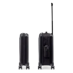 Hot Senz Foldaway Carry On Trolley 55 pure black