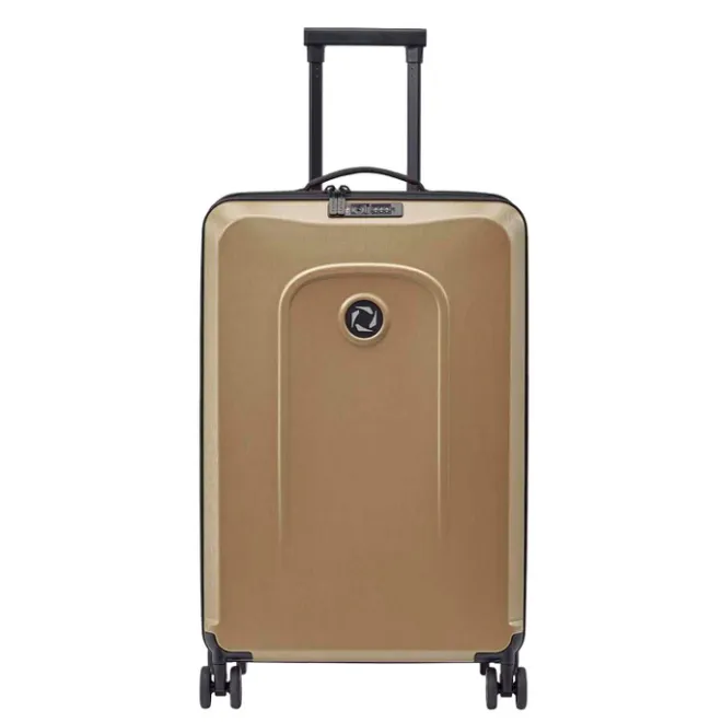 Online Senz Foldaway Check-In Trolley Medium champagne brown