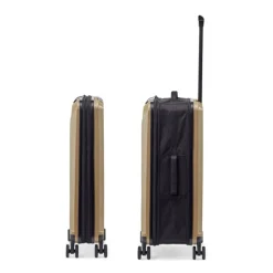 Online Senz Foldaway Check-In Trolley Medium champagne brown