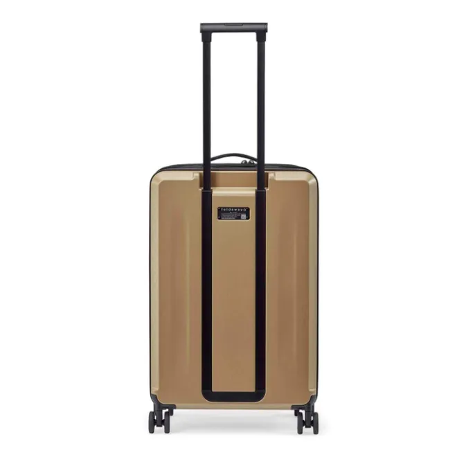 Online Senz Foldaway Check-In Trolley Medium champagne brown