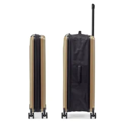 Online Senz Foldaway Check-In Trolley Large champagne brown