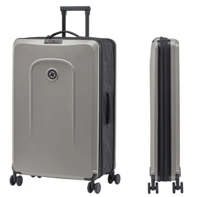 Outlet Senz Foldaway Check-In Trolley Large silk grey