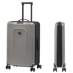 Clearance Senz Foldaway Check-In Trolley Medium silk grey