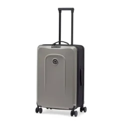 Clearance Senz Foldaway Check-In Trolley Medium silk grey