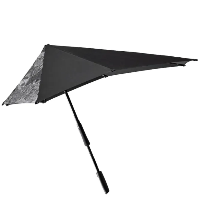 Hot Senz Large Stick Stormparaplu guz black