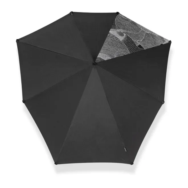 Hot Senz Large Stick Stormparaplu guz black